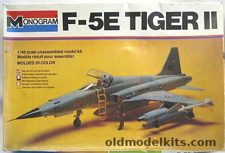 Monogram 1/48 F-5E Tiger II, 5407 plastic model kit